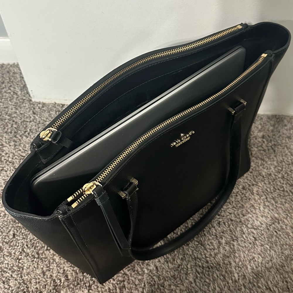 Kate Spade New York Black Patterson Drive Kona Tote - Picture 12 of 13